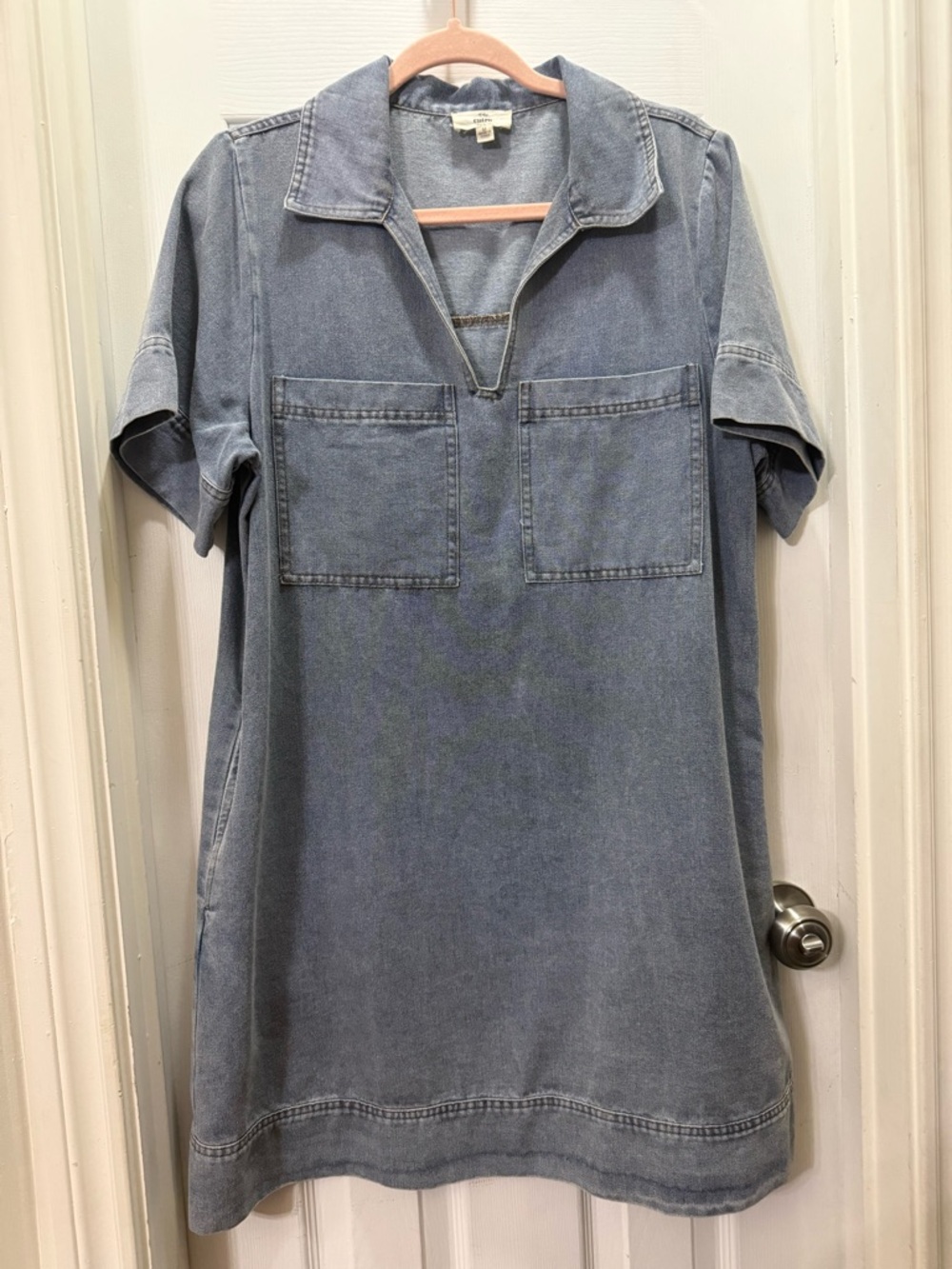 Entro Light Blue Denim dress
